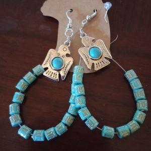 Aztec earrings